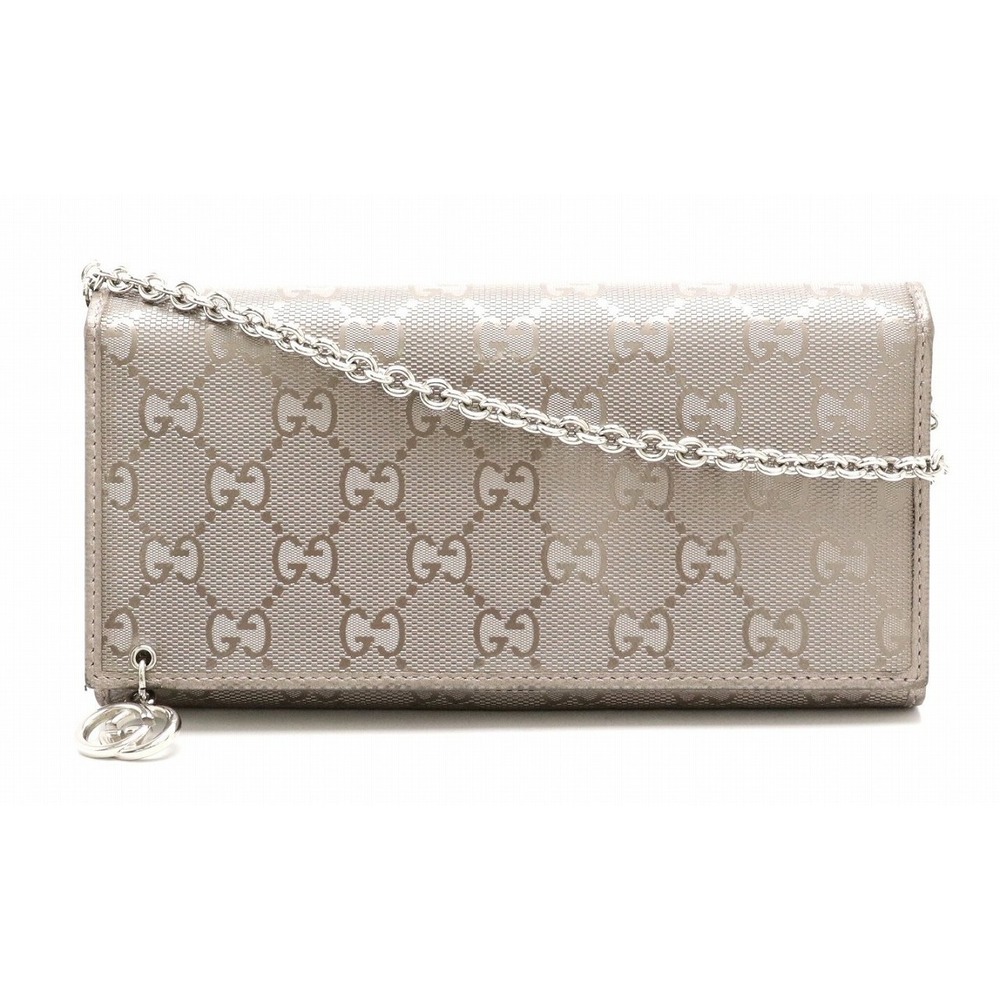 Gucci Gg Implement Wallet Chain Wallet 2way Metal… - image 1